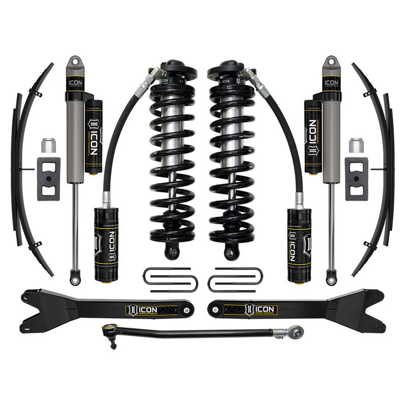 ICON 2023 Ford F-250/F-350 4WD, 2.5-3" Lift, Stage 3 Coilover Conversion System w/ Radius Arms &amp; Expansion Packs